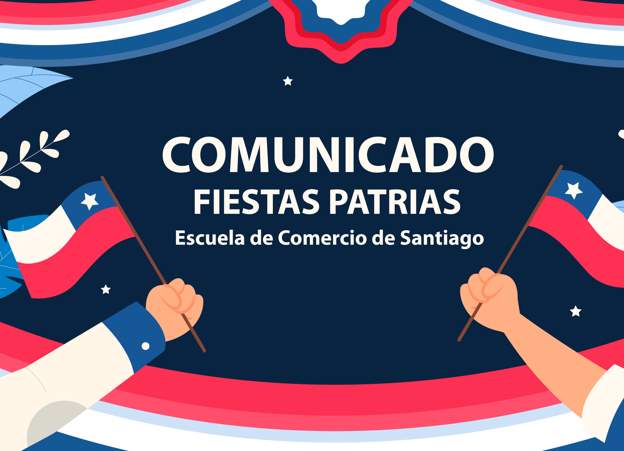Escuela de Comercio - Comunicado Fiestas Patrias